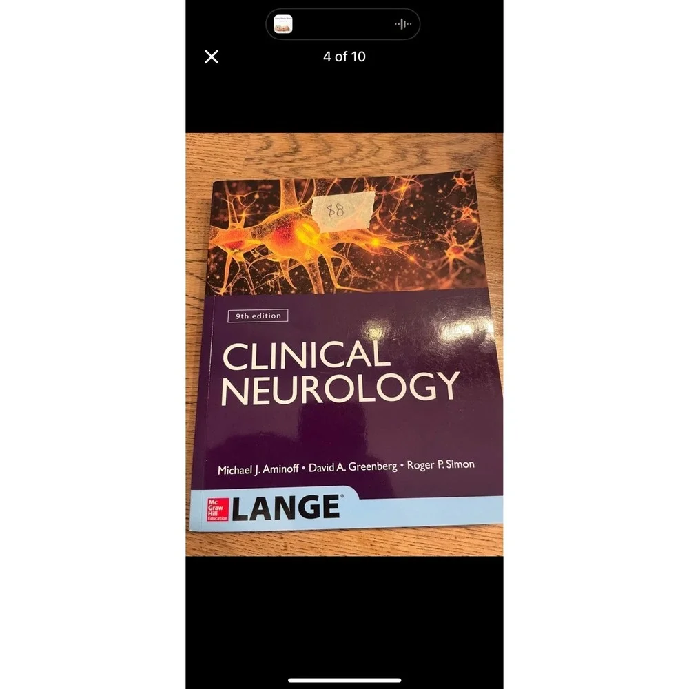 Clinical Neurology 9/e by Michael J. Aminoff, Roger P. Simon and David Greenberg